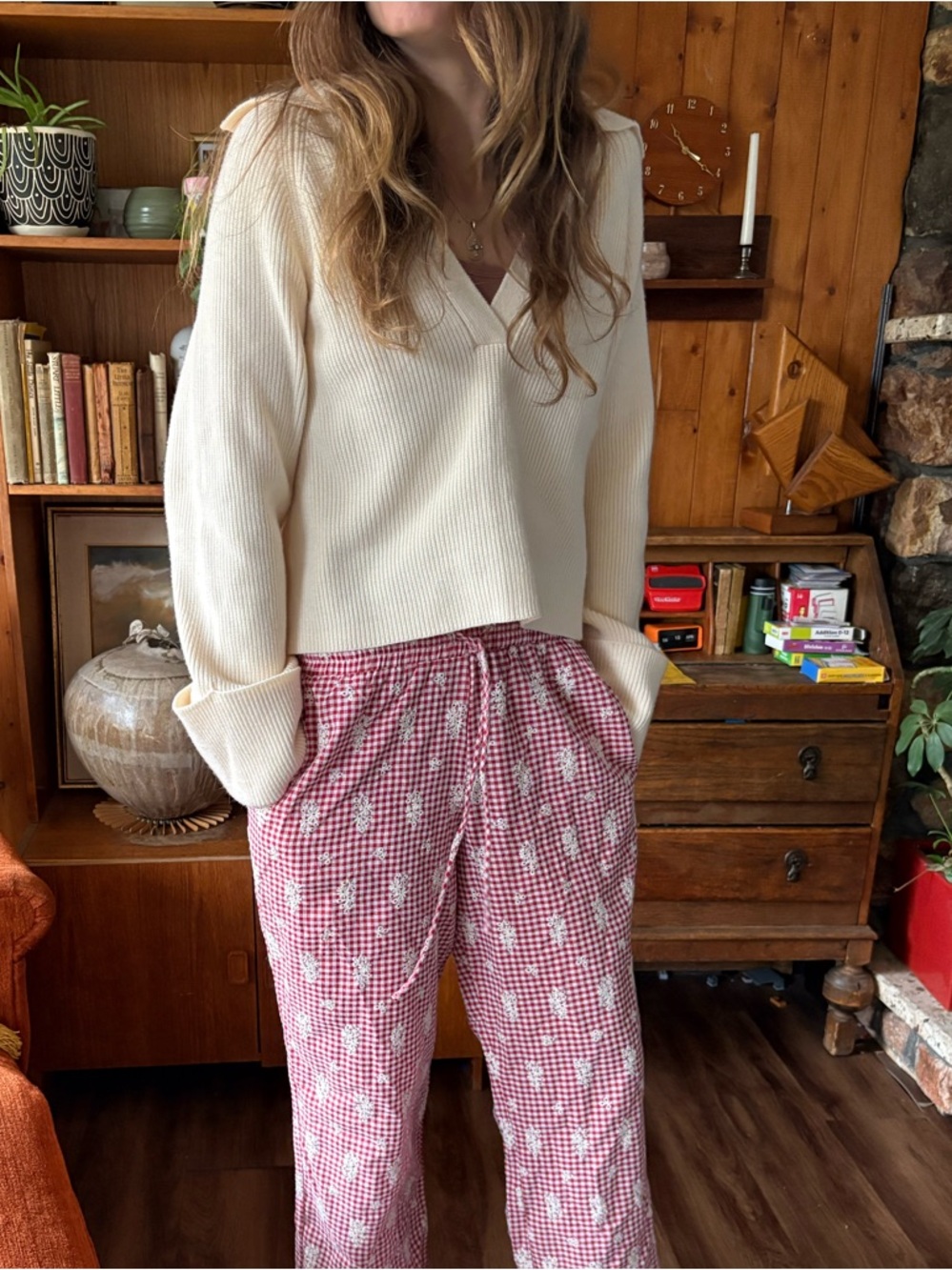 Jason Wu Cream Knit Sweater M